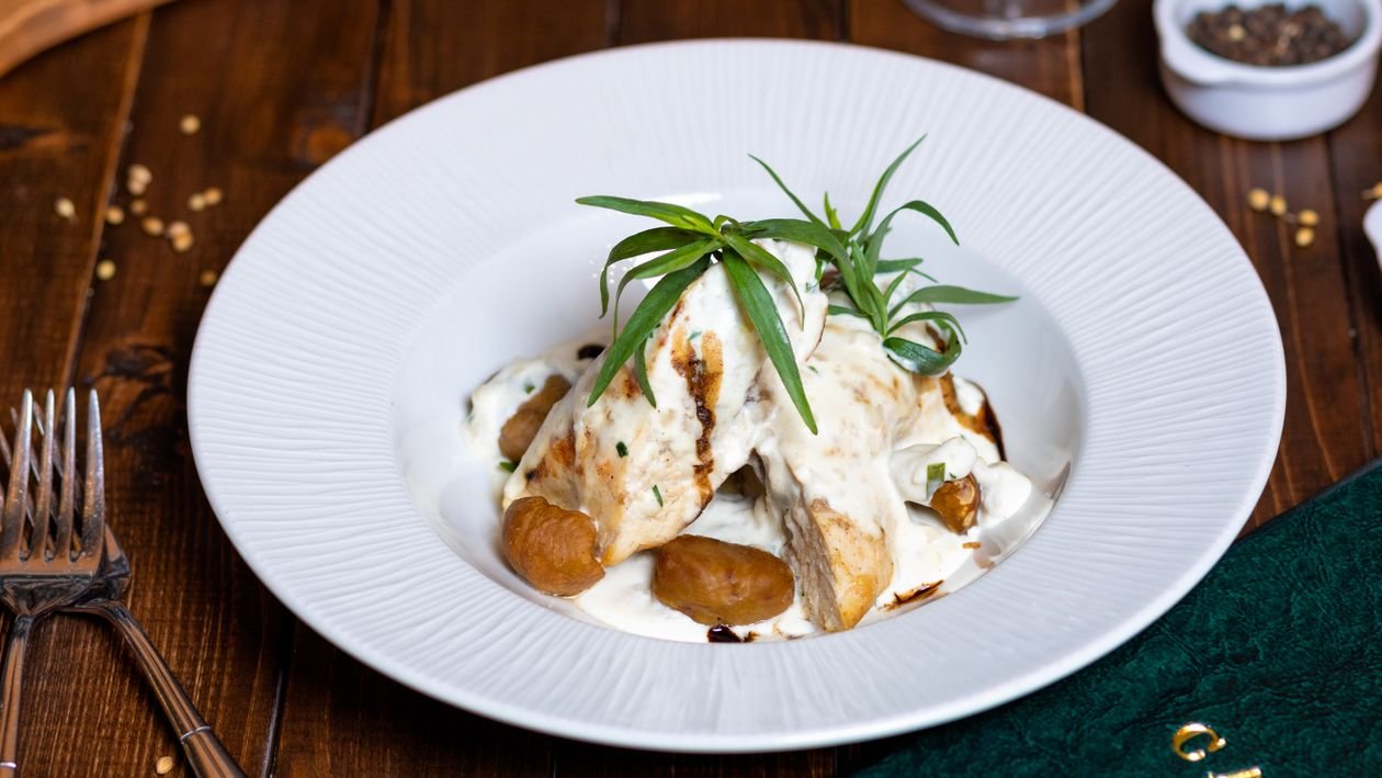 creamy garlic chicken for beginners