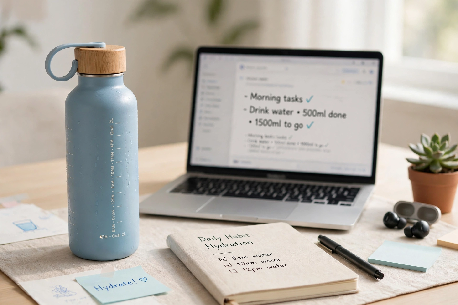 how to stay hydrated water bottle