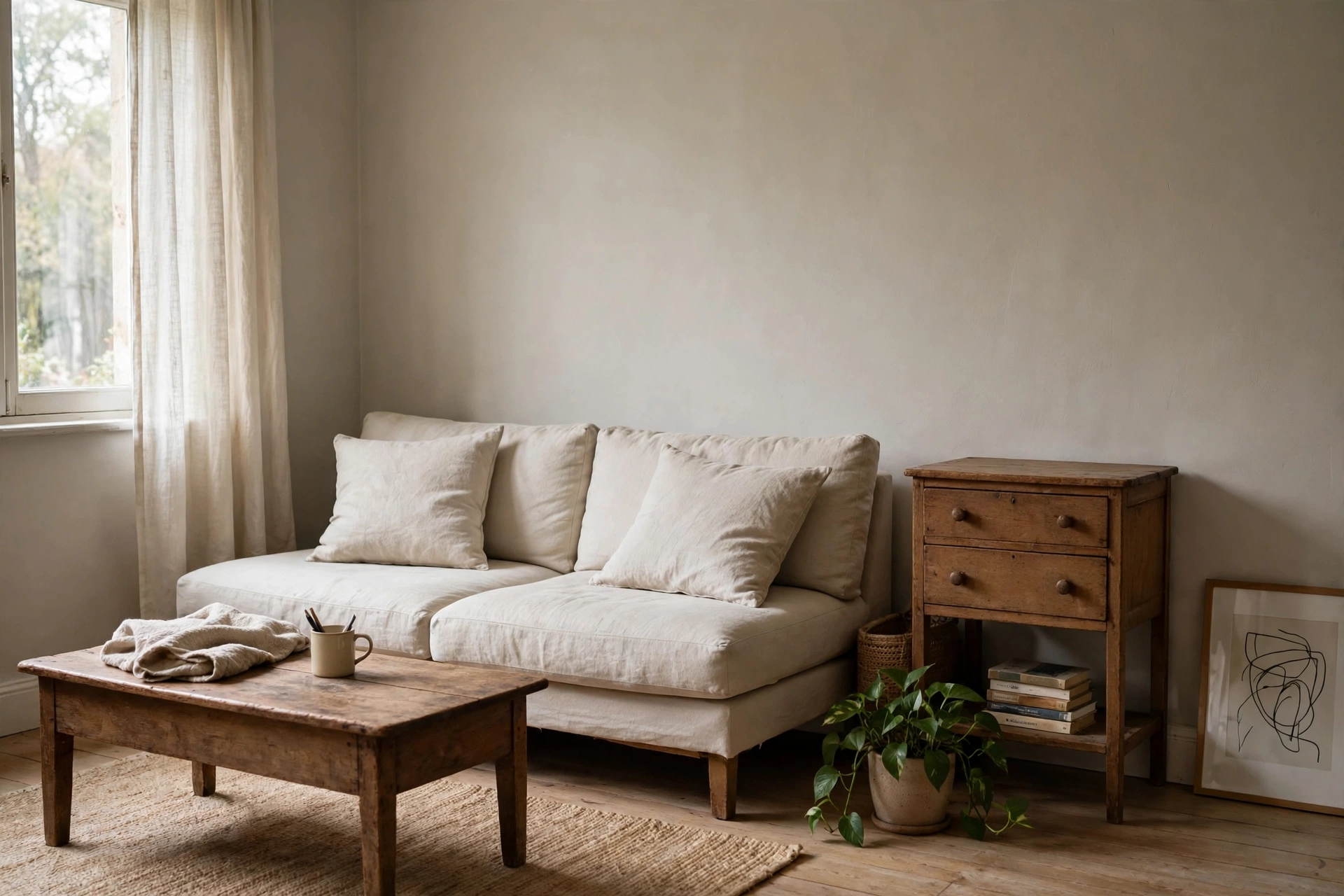minimalist home decor on a budget