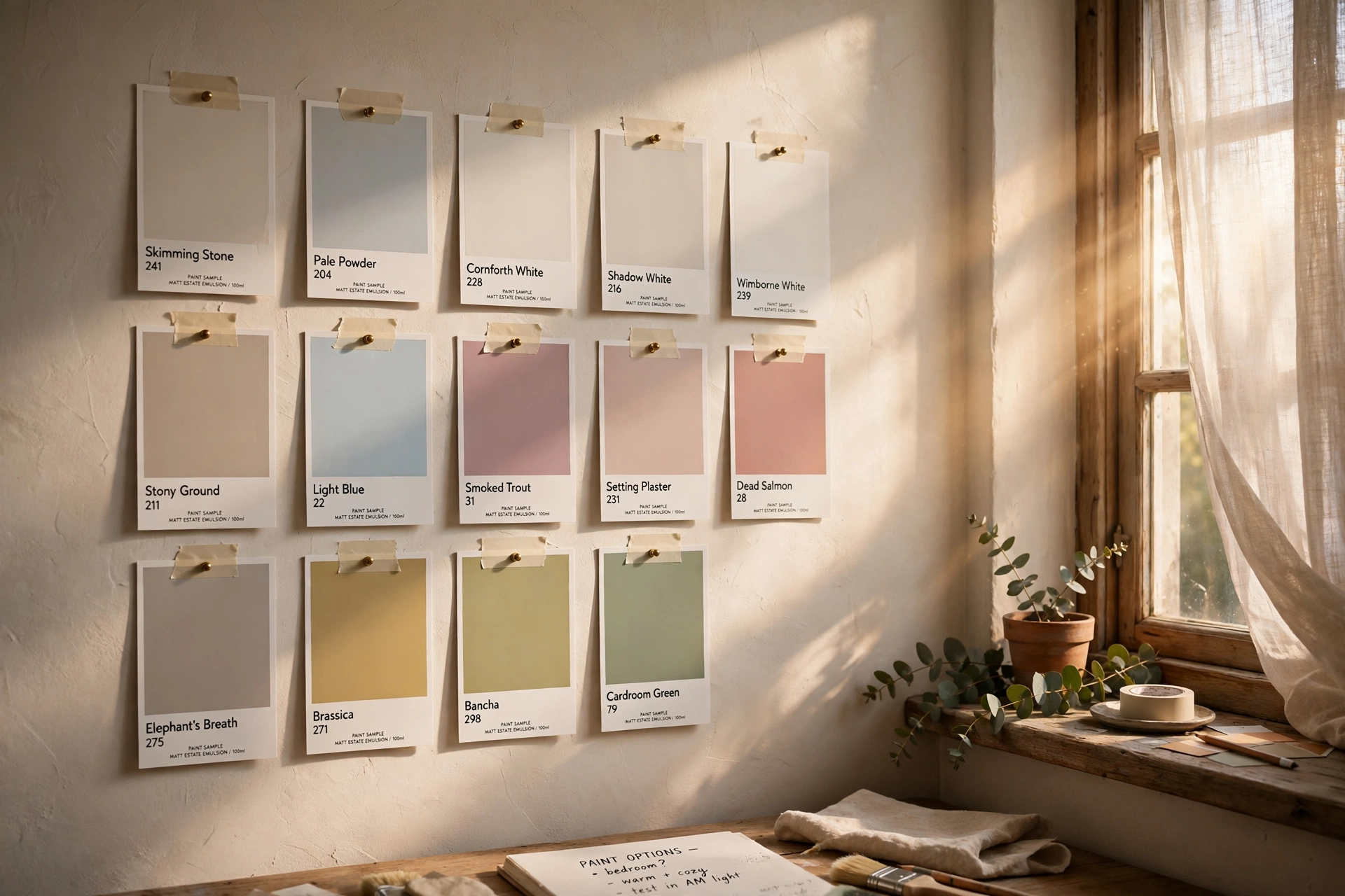 how to choose paint colors for beginners light samples