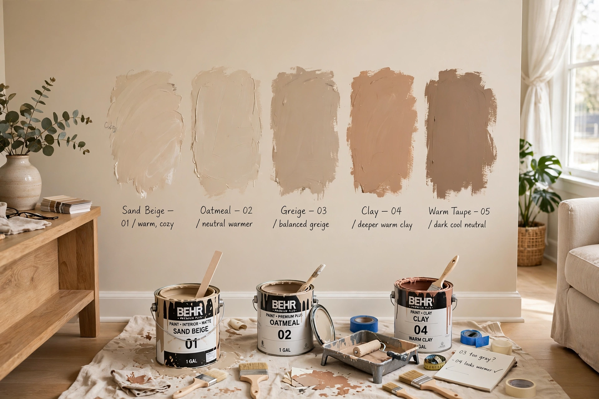 how to choose paint colors for beginners