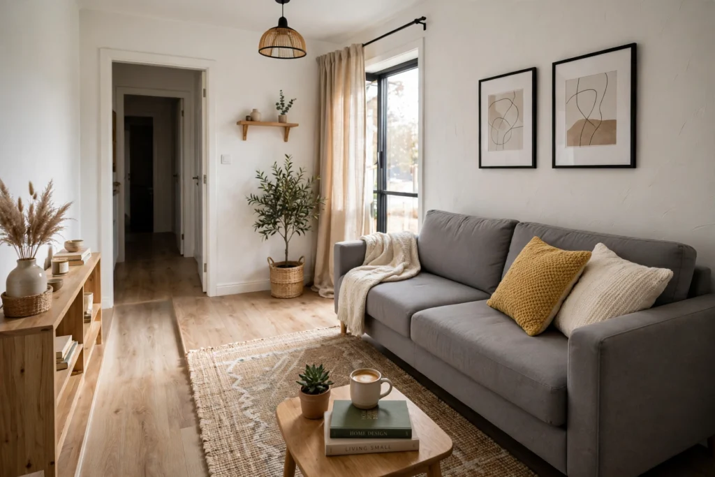 small space furniture layout for beginners