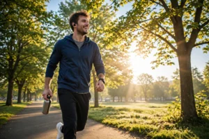 sleep optimization morning light walk